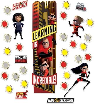 Amazon Com Eureka Disney Pixar The Incredibles Classroom