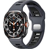 Sport Band for Galaxy Watch Ultra/Ultra 2 Bands 47mm(2026/2025/2024) Men | Compatible with Samsung Watch Ultra Band,Soft Silicone Breathable Waterproof Strap for Galaxy Ultra/Ultra 2 Watch Band