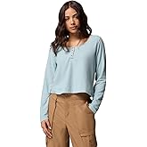 Columbia Women's Brea Falls Grid Henley Long Sleeve