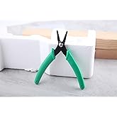 INJOYTEC 5.5 Inch Thin Flat Nose Pliers for Jewelry Making Duck Billed Pliers with Smooth Jaw Precision Jewelry Plier Micro Chain Nose Plier for Craft Making Wire Straightening