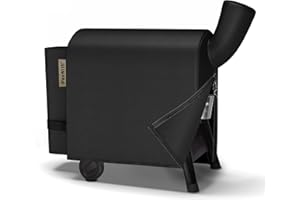 PASWITH Grill Cover for Traeger Pro 34/780 Series BAC380 BAC504,[900D Heavy Duty Waterproof Upgraded] Wood Pellet Smoker Grill Cover for Traeger Texas 34,Z Grills 700,Accessories for Pro 34