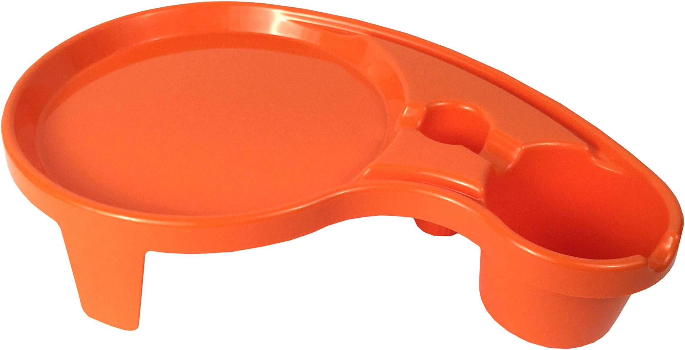 The Original Party Pal Plate and Utensil, 6-Pack, Orange