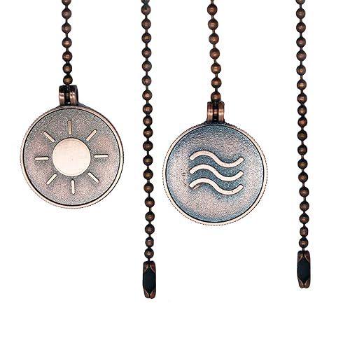 1CAMO Ceiling Fan Pull Chain 12 Inch Ceiling Fan Pull Chain