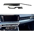 Korlot Carbon Fiber Style Center Console Dashboard Panel Decor Protective Cover Trim for KIA K5 2021-2024