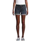 High Rise 5 Button Denim Shorts 
