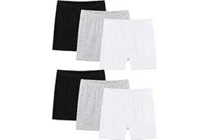 Ruisita Toddler Girls Biker Shorts Under Dress Safety Dance Cartwheel Shorts for Kids