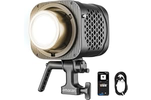 amaran Halo 300x LED Studio Light Compact 305W Bi-Color COB Light,APP Control,2700K - 6500K,16,200 lux @ 1m Bowens Mount Sile