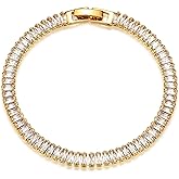 Fettero 14K Gold Bracelet for Women Gold Plated Bracelet Dainty Chain Gold Beaded Bracelet Paperclip/Curb/Figaro/Satellite Chain Adjustable Bracelet Jewelry