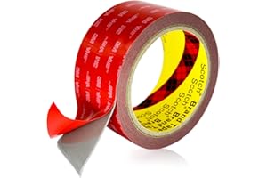 CCHUIXI VHB Tape Double Sided, Strong Mounting 2in x 10 ft, Made of 3M VHB Tape. Waterproof Mounting Tape, for Wall Photo Frame, Car Decoration, LED Strip Light.…