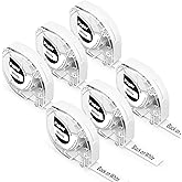 Vixic White Paper Label Tapes Compatible with DYMO Letratag Refills 91330, LT Label Maker Tape Compatible with P12 & Dymo Label Maker Refills 1/2" x 13' for Labeler LT-100H 100T Plus 200B, 6-Pack