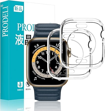 Amazon Apple Watch Series 6 5 4 40mm ケース 柔らかい Tpu素材 アップルウォッチ カバー 超薄型 高透過率 装着簡単 耐衝撃 傷防止 保護カバー おしゃれ 軽量 2枚セット スマートウォッチアクセサリ 通販