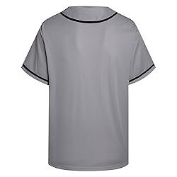 Pullonsy Blank Baseball Jersey for Men Women Boys