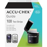 Accu-Chek Guide Glucose Test Strips, Pack of 100 | Diabetic Blood Sugar Testing