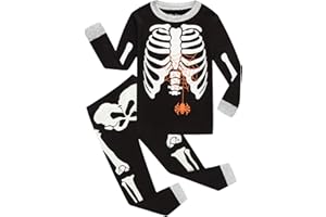 Little bety Cotton Long Sleeve Boys Halloween Pajamas Toddler Boys Holiday Pjs