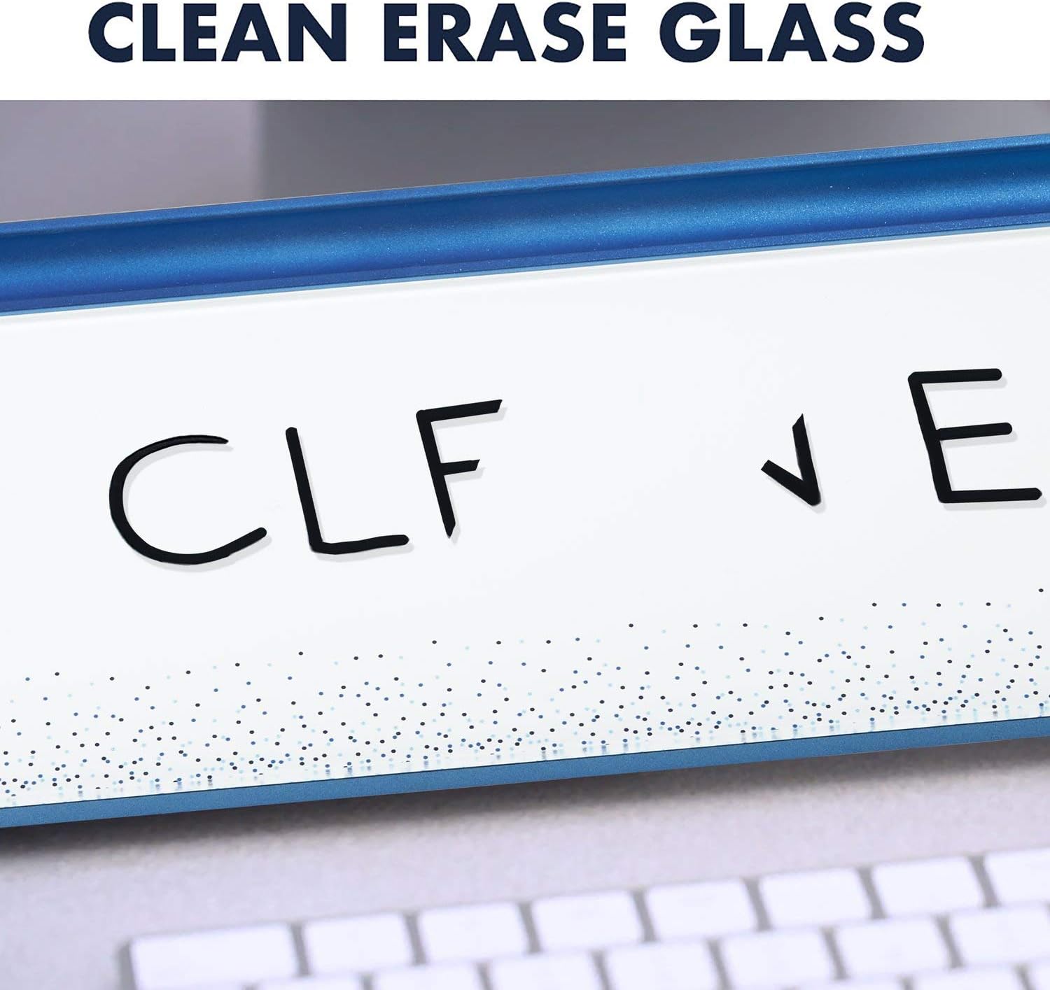Quartet Glass Desktop Computer Pad, 18" x 6", Whiteboard, Dry Erase Surface, Dot (GDP186D) : Office Products