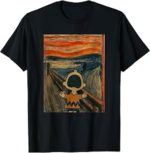 Peanuts Charlie Brown Scream Artsy T-Shirt