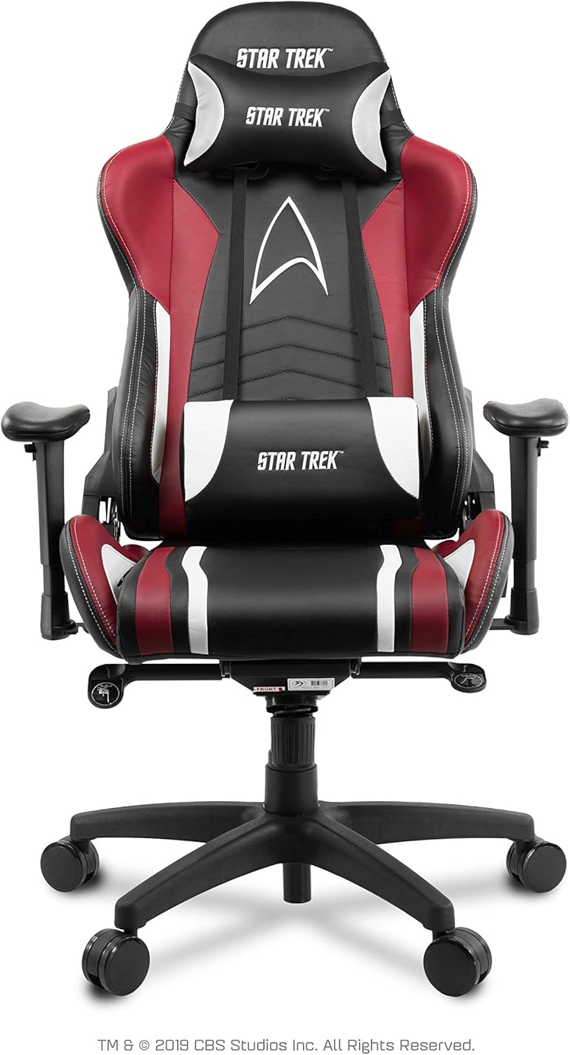 Arozzi Gaming Stuhl Star Trek Edition Rot Amazon De Kuche Haushalt