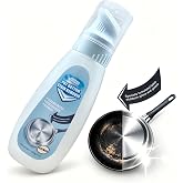 AUGKOI Pot and Pan Bottom Cleaner, Cookware Heavy Duty Black Stain Remover | Ideal for Cast Iron, Stainless Steel, Glass and Enamel, Advanced Enzymatic Cleaning Action to Restore Shine (7oz)