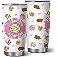 Cafecito Y Chisme Mug,Cute Mexican Coffee Mugs Tumbler Cup,Cafecito & Chisme Insulated Tumbler,20 Oz Funny Gift for Women,Birthday Gift for Mom,Mom's Day Gift,Coffee Travel Mug for Friends,1 Pcs
