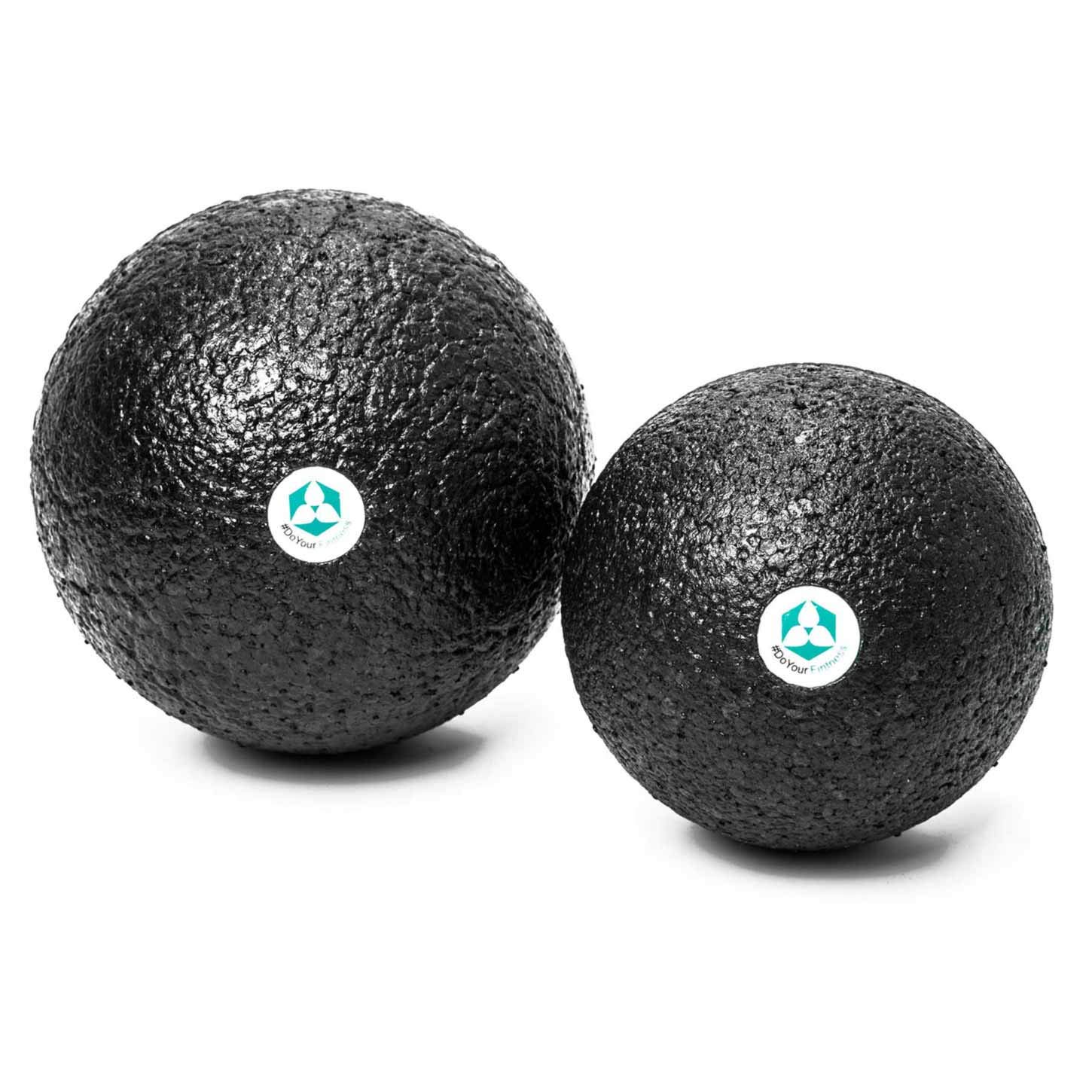DoYourFitness 2x Fascia Training Balls (8 cm and 10 cm Diameter