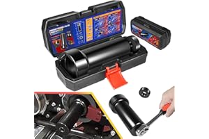2-1/4" Mainshaft Pulley Wrench Tool Kit with Storage Box,Fit for Harley Davidson Twin Cam,Dyna,Electra Glide,Heritage Softail