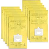 Vacuum Cleaner Bags Fit for Kenmore Canister Type C/Q 50555 50558,10PCs | Fit for 5055 50557 Pana&middot;sonic Type C-5 C-18, 200 Series, 400 Series, 600 Series, 700 Series, 800 Series Vacuum