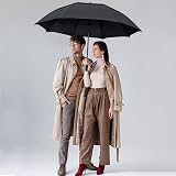 ZOMAKE Golf Umbrella 54in Windproof Rainproof Double canopy Black view 8