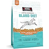 KOHA Limited Ingredient Bland Diet Dry Food for Dogs - Chicken & Brown Rice Recipe, Sensitive Stomach Dog Food - Pumpkin for Digestive Support, 3.5 lbs