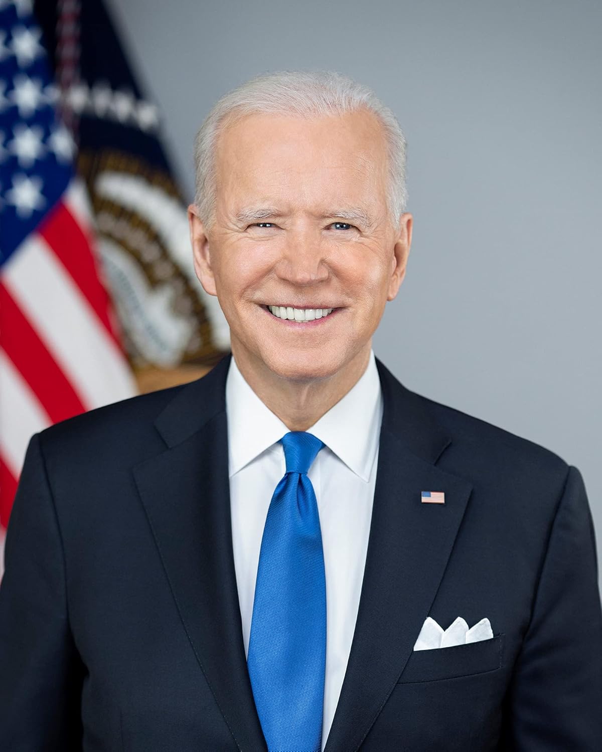 Photographs - Official Portrait of President Joseph Biden Photograph - Historical Artwork from 2021 - (8