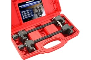 DASBET Macpherson Strut Spring Compressor Tool Kit 2PCS Coil Spring Compressor with Detent Pins Spring Compressor with 10.5in Range for Suspension Work
