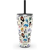 Tervis Traveler Disney - Villains Portrait Triple Walled Insulated Tumbler Travel Cup Keeps Drinks Cold & Hot, 30oz with Straw Lid, Stainless Steel