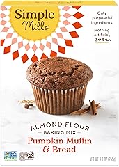 Simple Mills Almond Flour Pumpkin Muffin and Bread Mix, 1pk, 9 oz