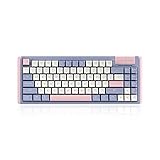 DUSTSILVER Mechanical Gaming Keyboard K84, White