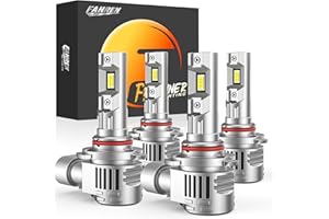 FORENNER Fahren Upgraded 9005 9006 Combo Bulbs, 80000LM 900% Ultra Brighter HB3 HB4 Fog Light Bulbs, 6500K Cool White, 99% CANbus Ready, Plug and Play, IP68, Pack of 4