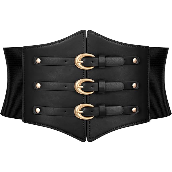 HYKE 2024 今季完売　DOESKIN CORSET BELT BIOTOP(ビオトープ) / WOMEN【HYKE】DOESKIN CORSET BELT