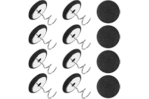 ELDRAQTH 12 Pcs Decorative Upholstery Tacks Small Linen Fabric Covered Button Upholstery Twist Pins Small Pins Classy Bed Skirt Pin Slipcover Screws for Slipcovers Headliners Fixed 0.6 Inches