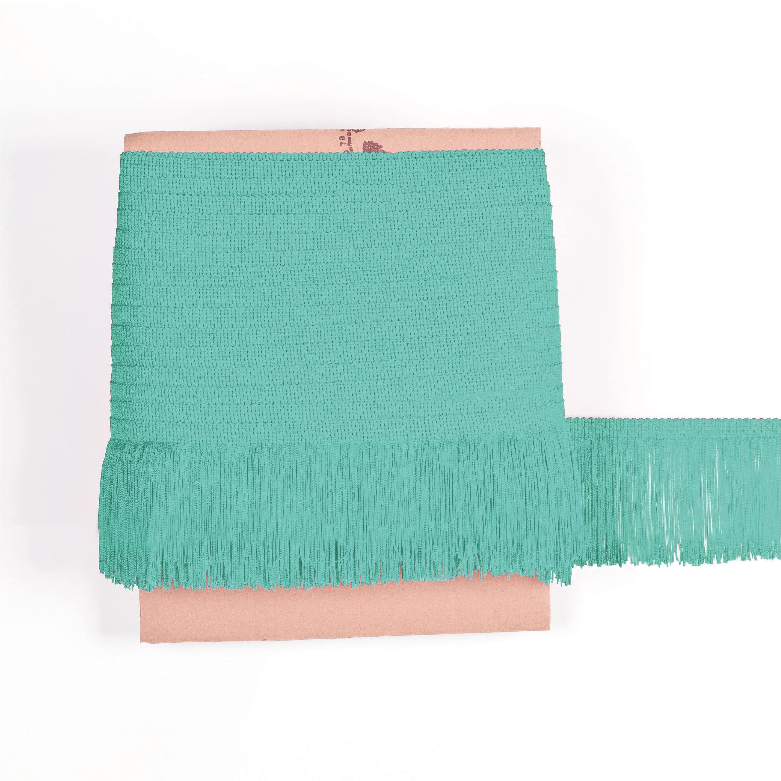 TEXTEX = Cuquillo Fringe for Sewing Flamenco and Sevillana. Composition Rayon 100%. Length of 10 cm. 5m Pieces. (Aquamarine)