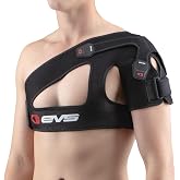 EVS SB03 Shoulder Brace, Compression Fit, Medical Grade, w/ X-Strap, S | Compression support for rotator cuff pain, past shoulder injuries and recovery, for motocross, MTB and off-road riding