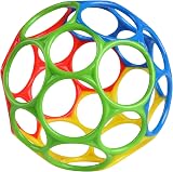 Bright Starts Oball Easy Grasp Classic Ball Infant Toy BPA-Free Newborn 4 Inch view 4