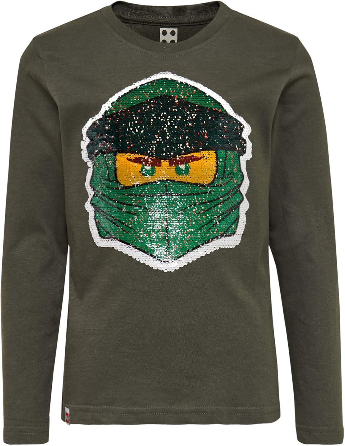 LEGO Boys Ninjago cm mit Wendepailletten Longsleeve TShirt, Green