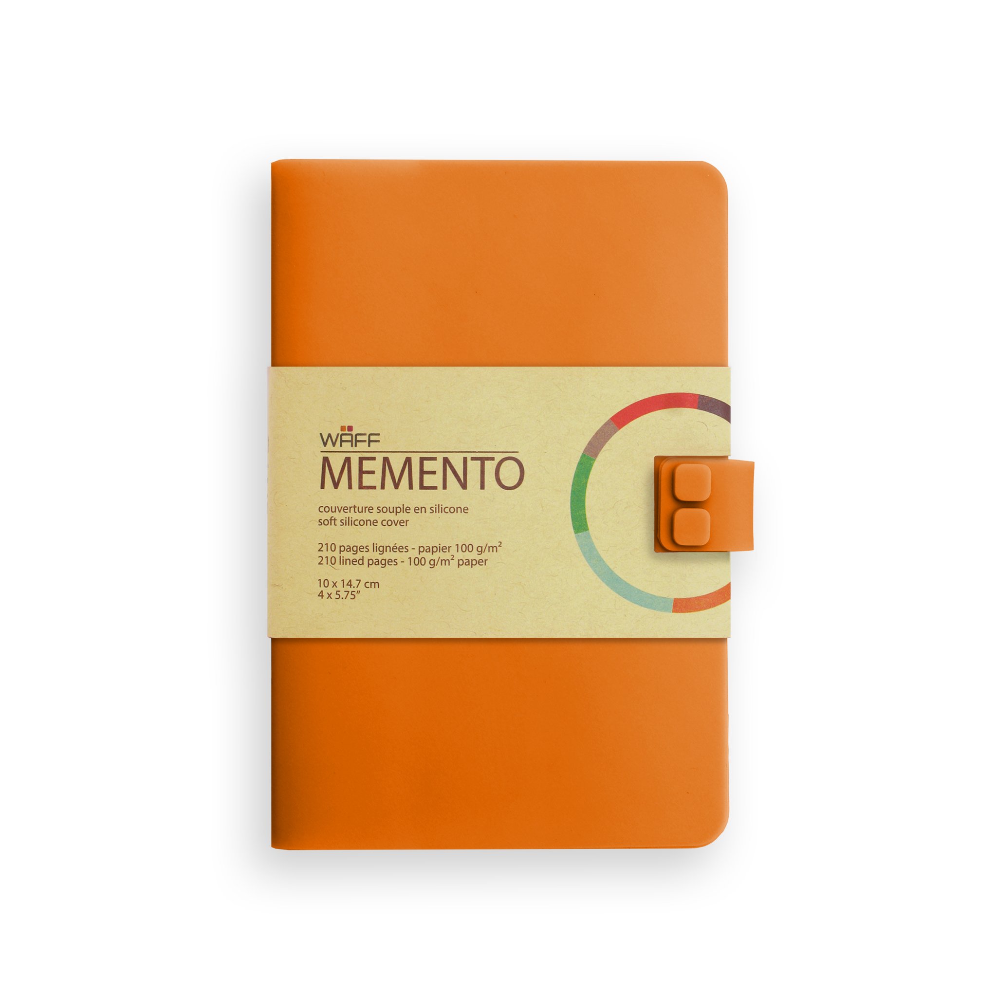 WAFF Memento Notebook – Creative M Naranja Fuego — image 1