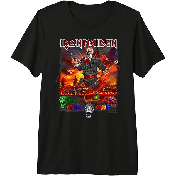 Amazon.com: Iron Maiden - Japan Event Premium T-Shirt : Clothing