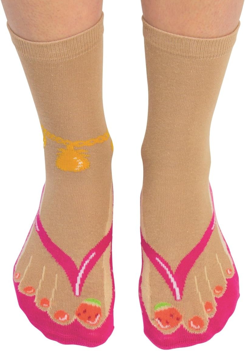 Cockney Spaniel Fun Socks for Women Flip Flop UK 4-8 EUR 37-42 US 6.5-10.5