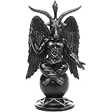 Baphomet Horned Sabbatic Goat Solve et Coagula Statue 10 Inch Tall