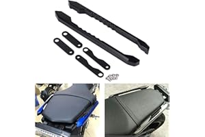 REWOLFNUS Motorcycle Passenger Rear Grab Bar Rear Seat Rail Kit Grab Handles Hand Grips Tail Handle Armrest for Yamaha MT09 F