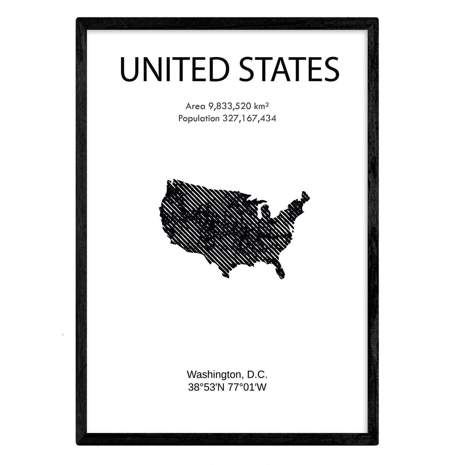Nacnic Poster United States. Sheets of countries and continents. A3 size โ image 1