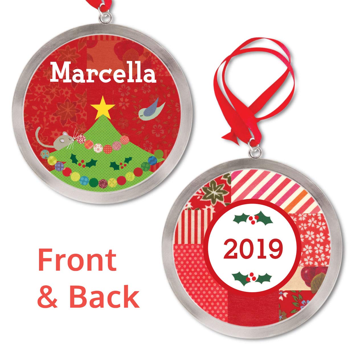 personalized baby's first christmas book