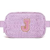 Uygafly Birthday Graduation Gifts for 5 6 7 8 9 10 11 12 13 14 15 16 Year Old Girl,Initials Fanny Pack Crossbody Bag for Girls Kids,Trendy Cute Purse Stuff - J,Lavender