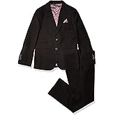 Isaac Mizrahi Boys 2-Piece Slim Cut Wool Blend Suit-Husky Sizes