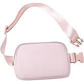 Belt Bag for Women, Cross Body Fanny Pack Fashion Waist Packs Everywhere Belt Bag with Adjustable Strap Gifts for Teen Girls Women Men (Pink)
